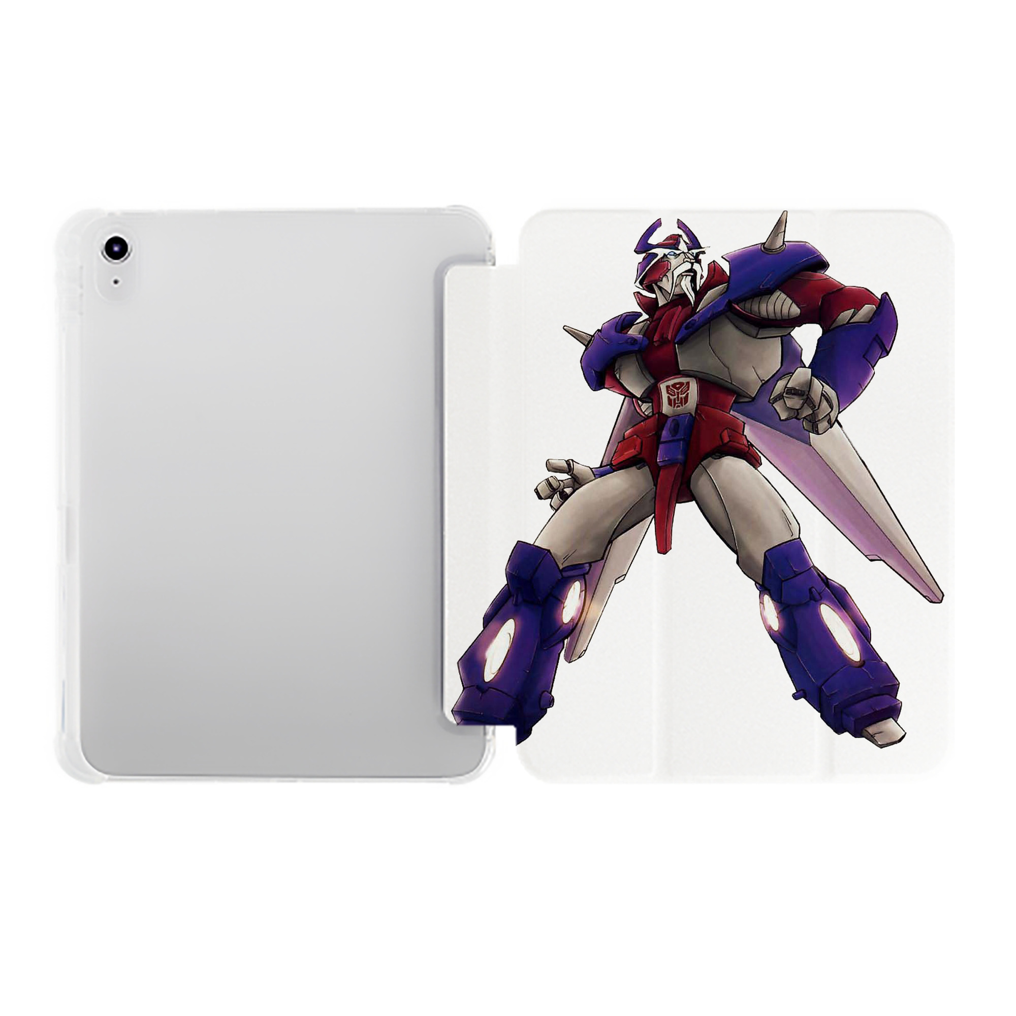 （画像用）  IPad ケース ペン収納付き 三つ折りスタンド PUレザー×シリコン 対応機種9.5/10.5/10.9インチ
